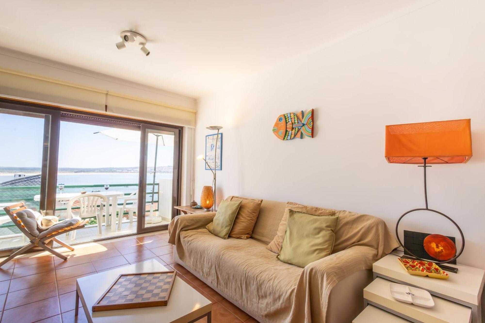 Apartamento Concha Mar com vista sobre a Baía São Martinho do Porto Exterior foto