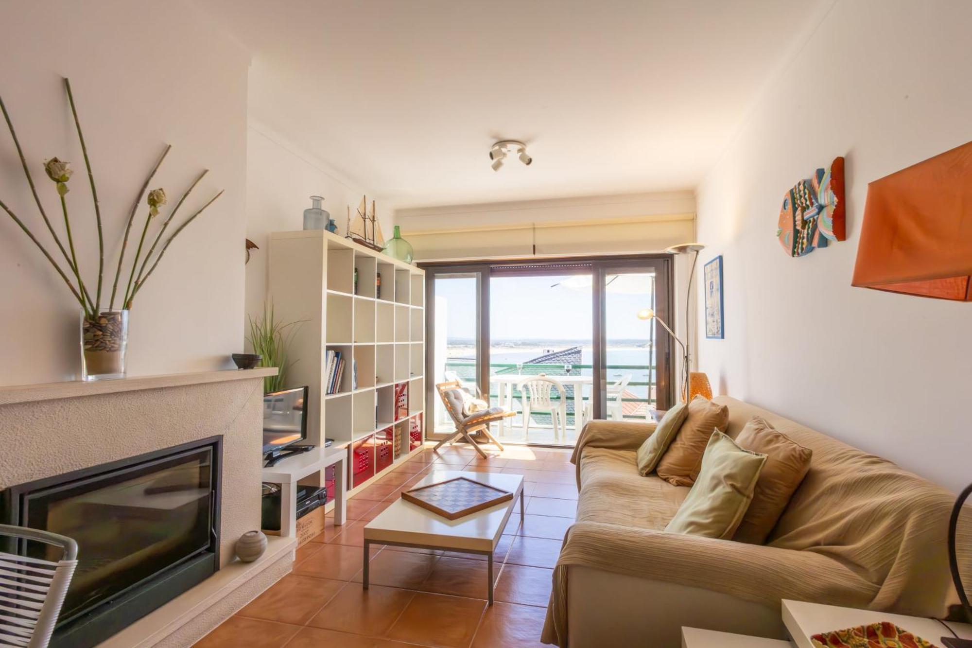 Apartamento Concha Mar com vista sobre a Baía São Martinho do Porto Exterior foto