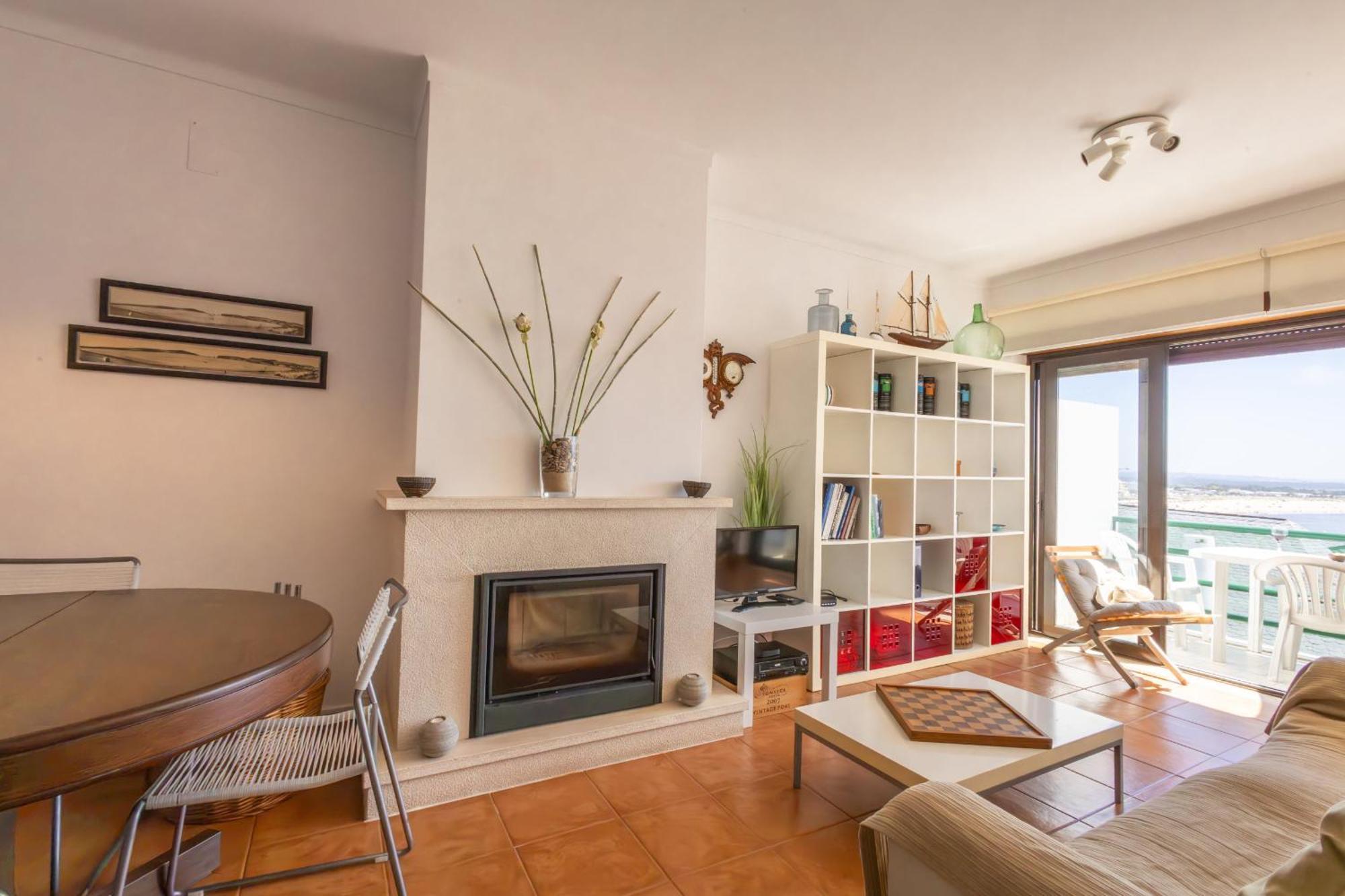 Apartamento Concha Mar com vista sobre a Baía São Martinho do Porto Exterior foto